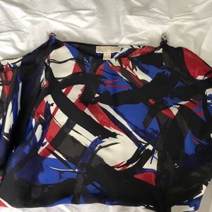 Michael Kors Flowy Pattern Blouse